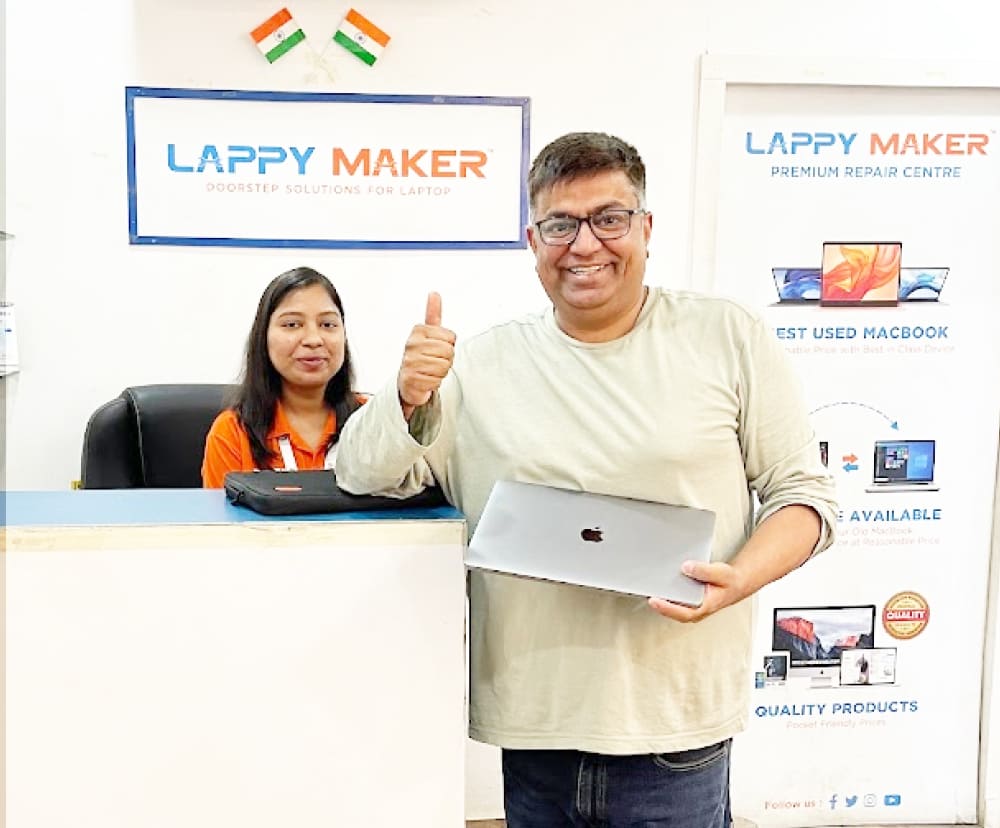 Aqeel syed Delightful Customers get their MacBook screen replacement done gurgaon